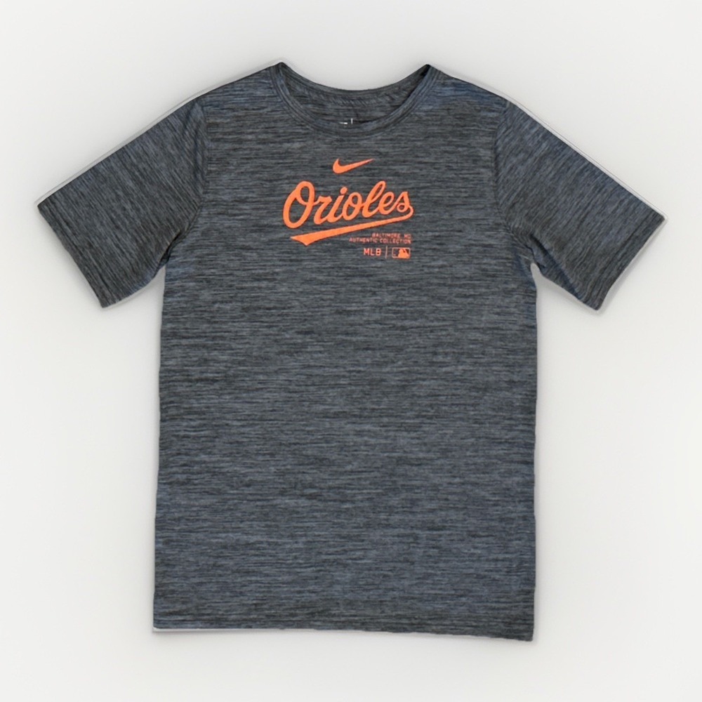 Baltimore Orioles Nike Practice Performance T-Shirt - Black - Med 10/12 **NEW**